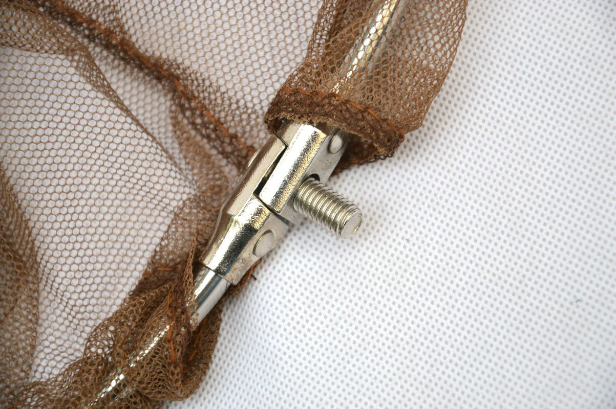 渔具抄网网兜不锈钢抄网头配件折叠抄网头 鱼抄网咖啡密眼网头