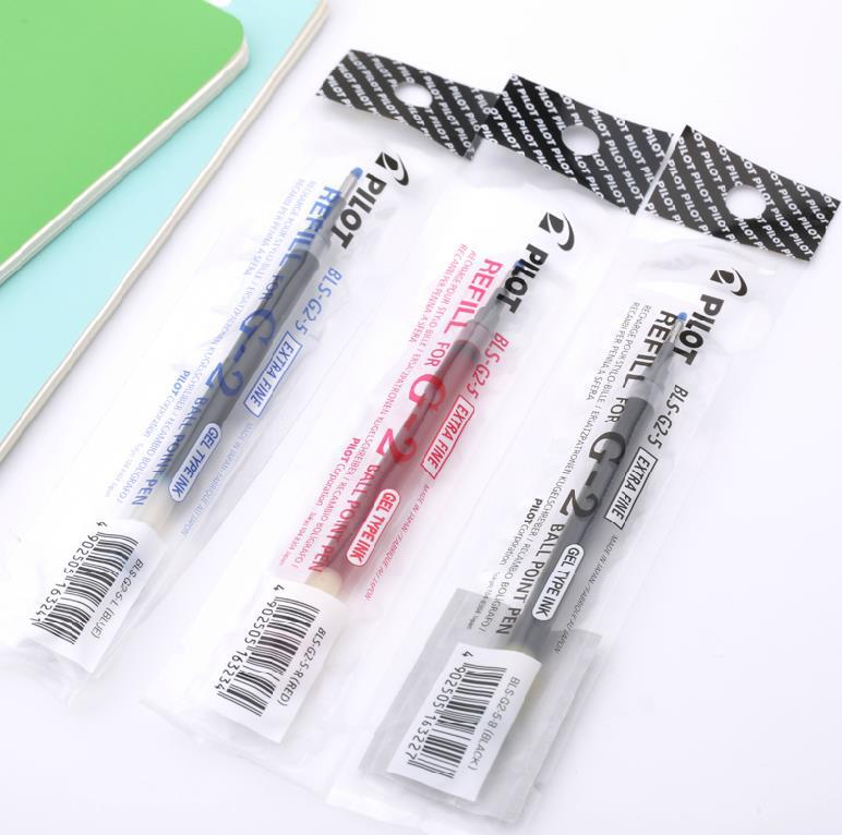 pilot日本百乐文具bls-g2-5 中性笔芯按动笔芯 0.5mm 百乐g-2替芯