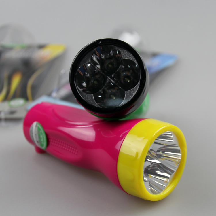 日美led家用充电式手电筒 强光户外露营便携照明远射迷你小手电筒