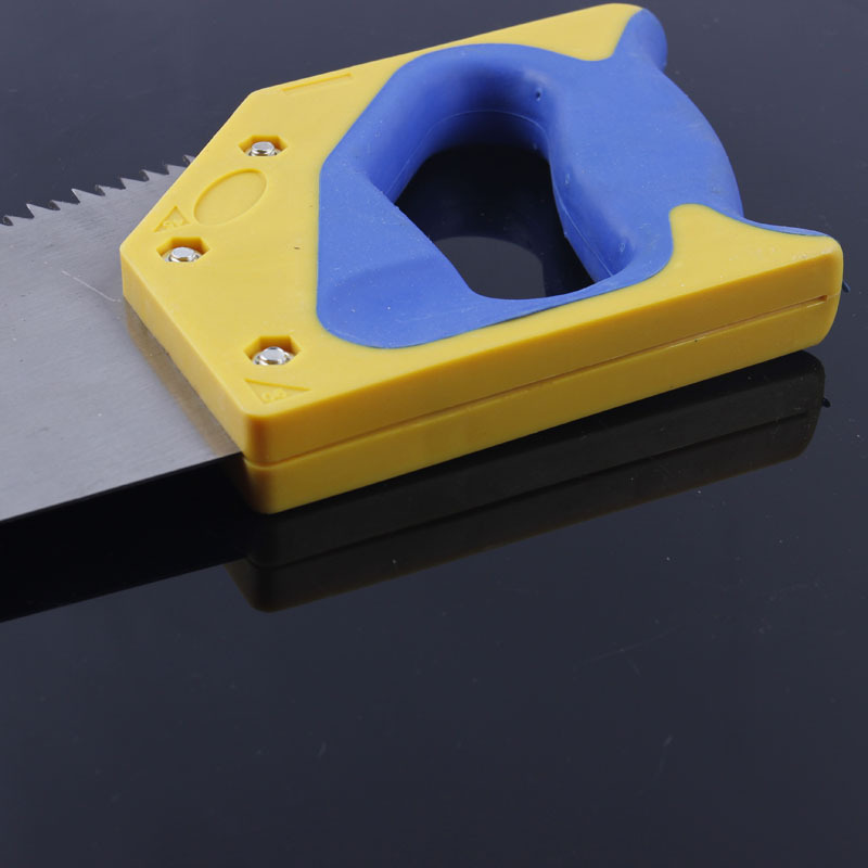 【厂家直销】450双色柄手板锯 园林锯多功能伐木锯家用钢锯