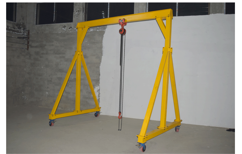 移动式龙门架 小型龙门吊 手推龙门架 简易起重机吊架 1t小型行车