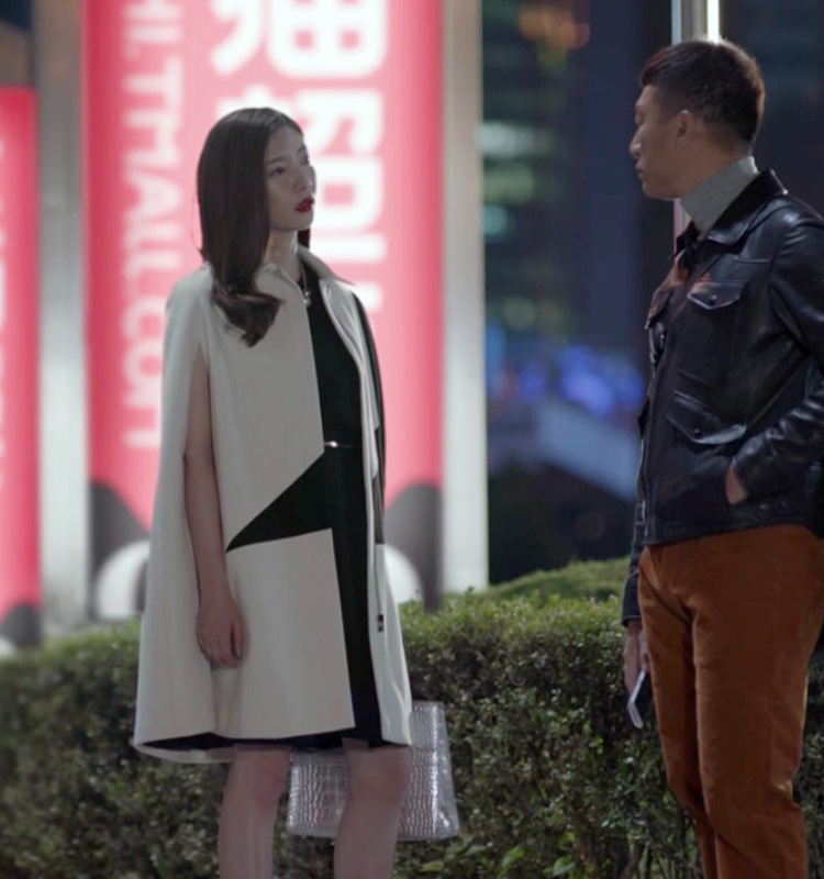 好先生江莱江疏影明星同款2016年夏季新品五角星斗篷毛呢外套女潮