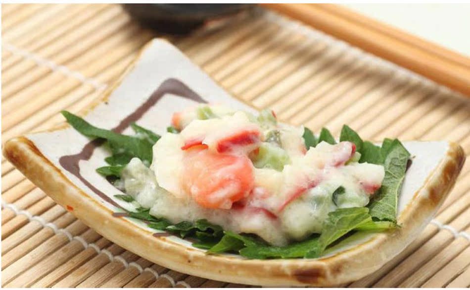 批发北极贝沙拉调味北极贝沙律美味即食500g