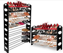 厂家直销庆诺牌简易热销 十层组装鞋架 多功能鞋架 鞋柜