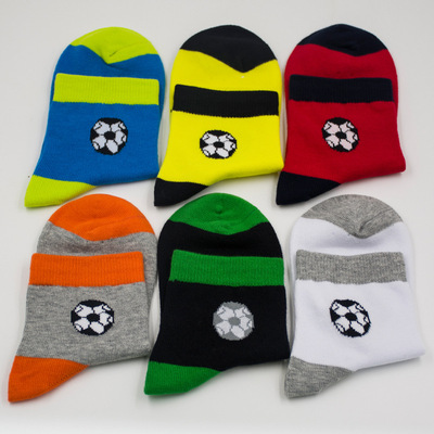 袜子代加工贴牌春夏纯棉中筒足球卡通儿童袜舒适透气可爱宝宝棉袜