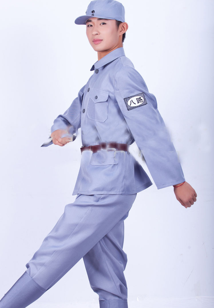 八路军演出服红军表演服饰怀旧抗战舞台表演影视服装新四军男女