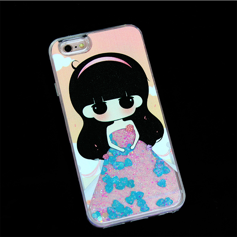 流沙女孩闪片iphone6手机套_13