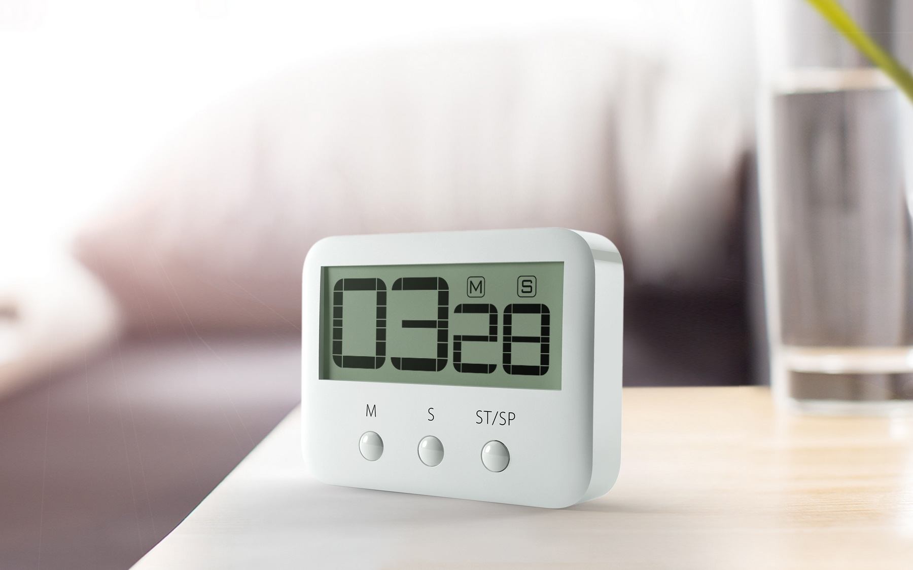 液晶数字显示倒计时 99分59秒倒计时 定时记忆反复功能 正向走时功能