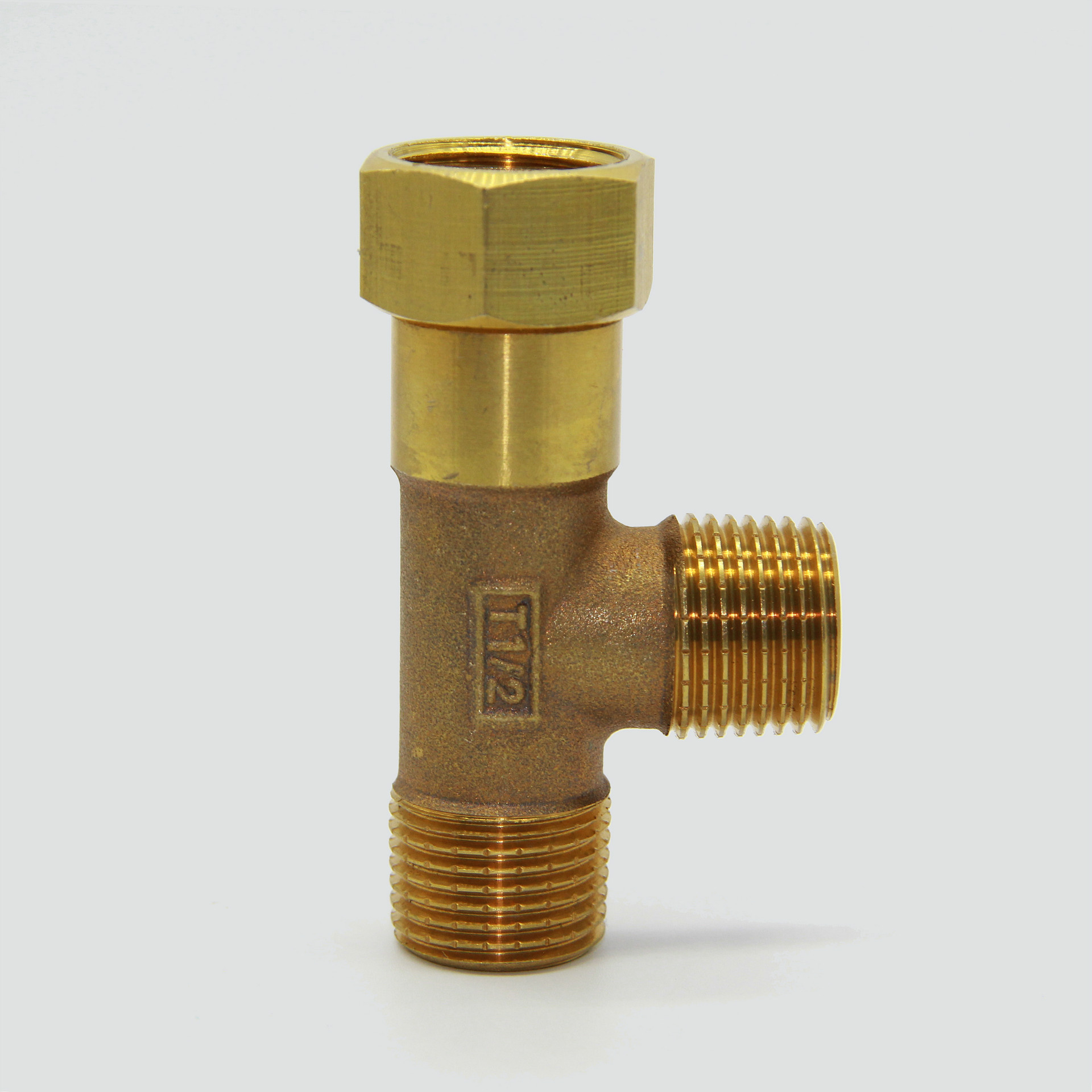 加厚全铜活动三通4分内外丝活动在侧三通特殊三通带活接带垫片