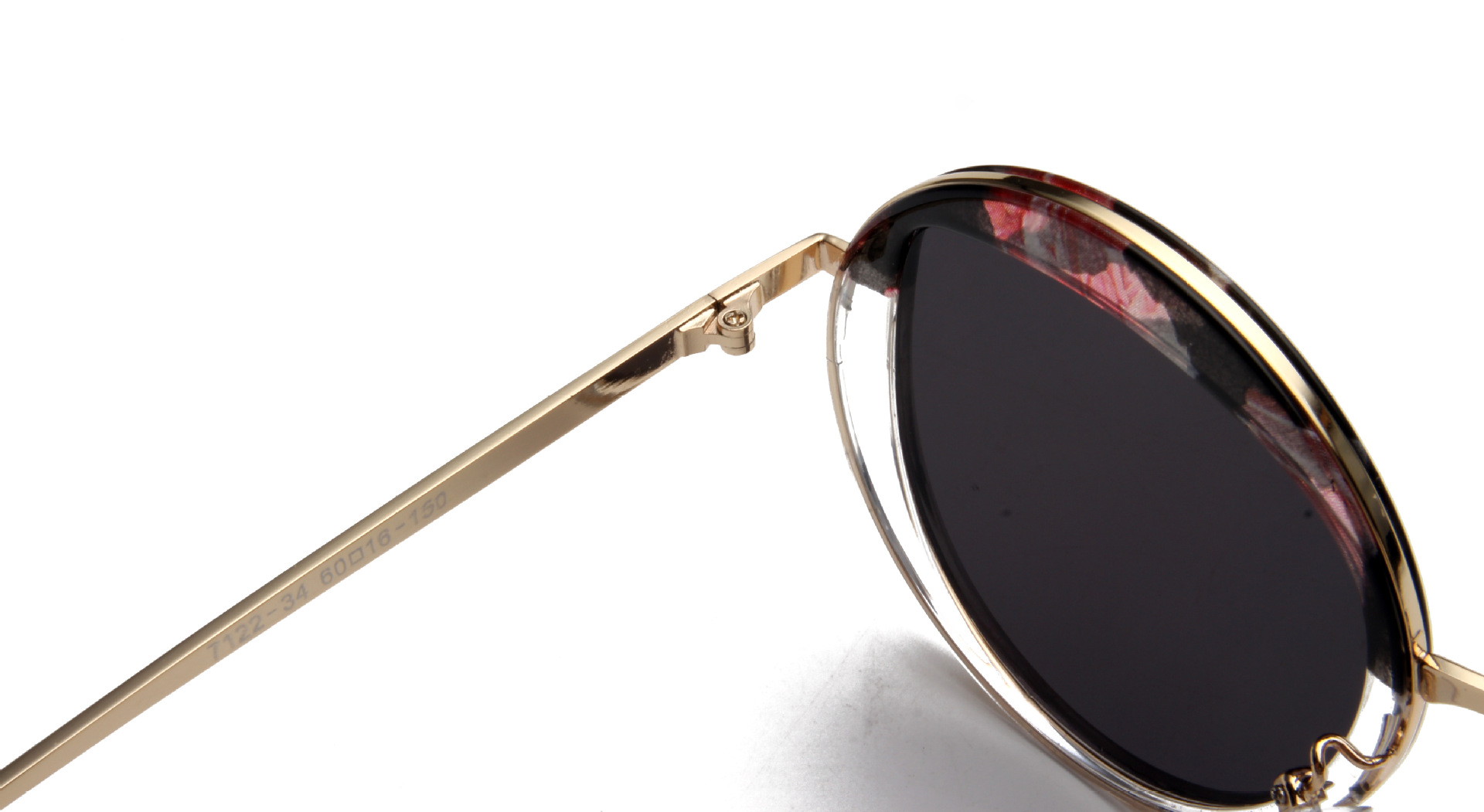 晴彩眼镜2016新款卫墨镜圆框猫眼太阳镜卫潮流款