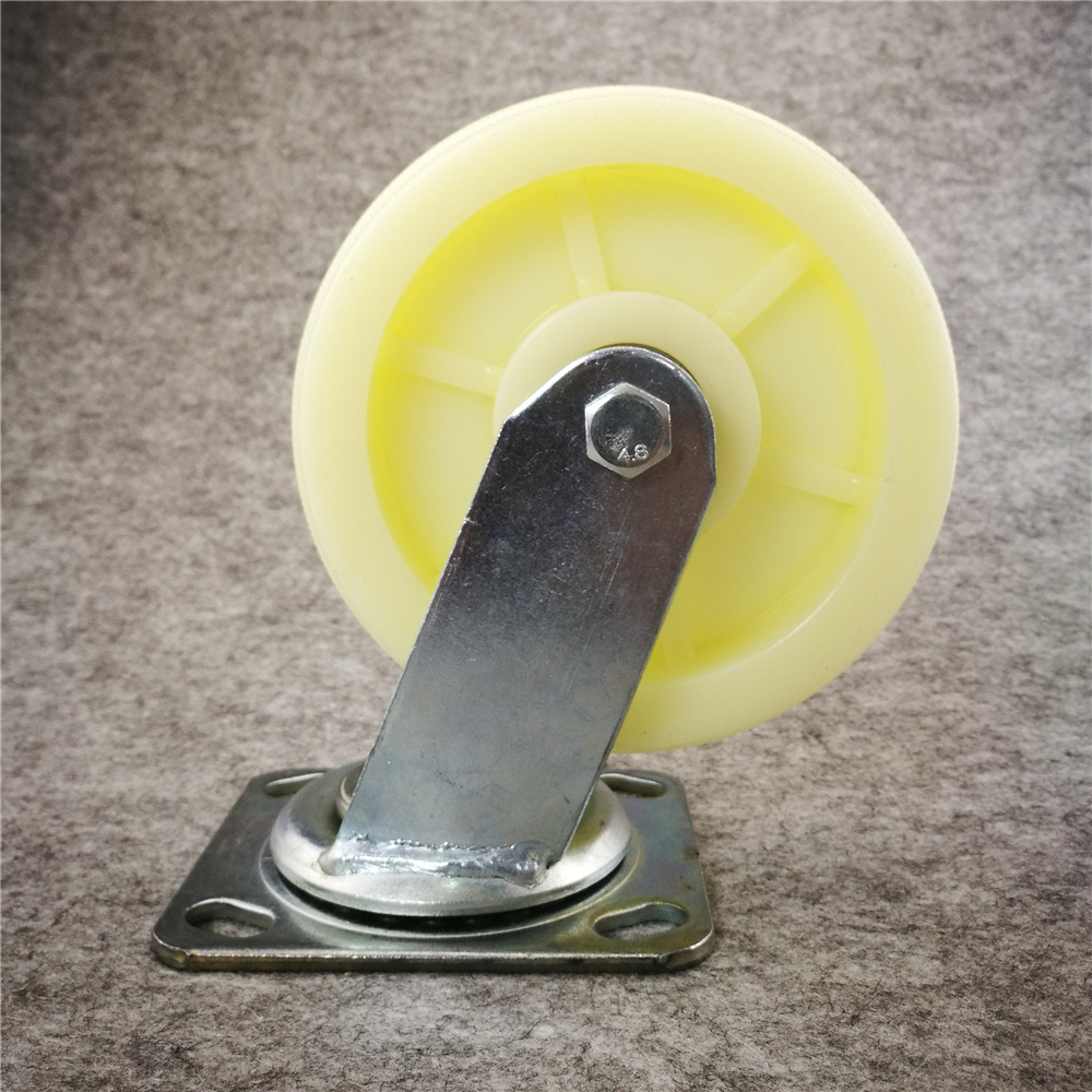 步客脚轮 6寸万向轮 白尼龙轮 平板车轮子 经济适用亲民型轱辘 - 通用