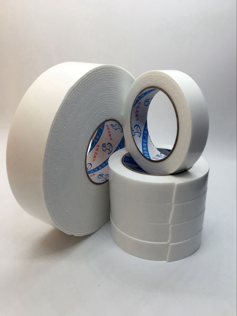 厂家直销高粘泡棉胶带 宽2.4cm*3mpe海棉封装打包双面胶带批发