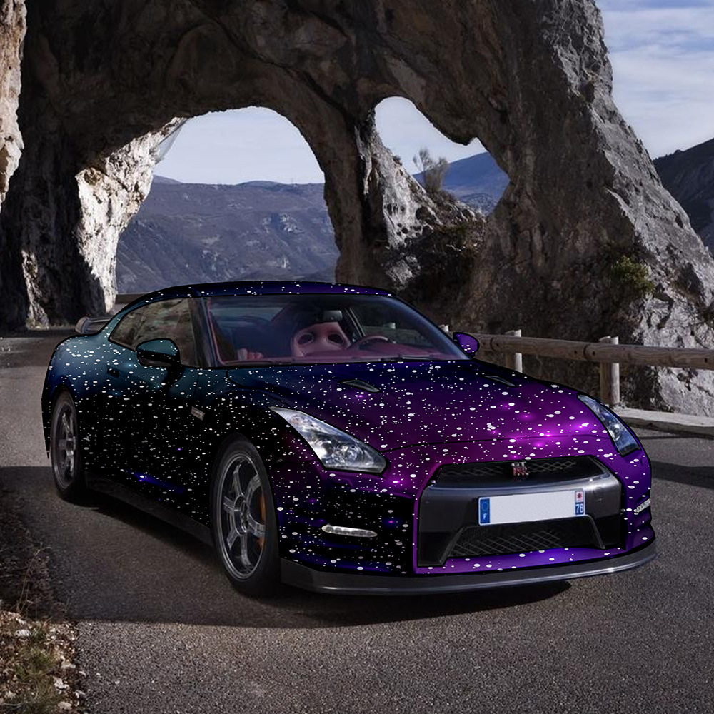 汽车改色膜 新款全车装饰宇宙贴车身个性星空贴 涂鸦车身贴纸