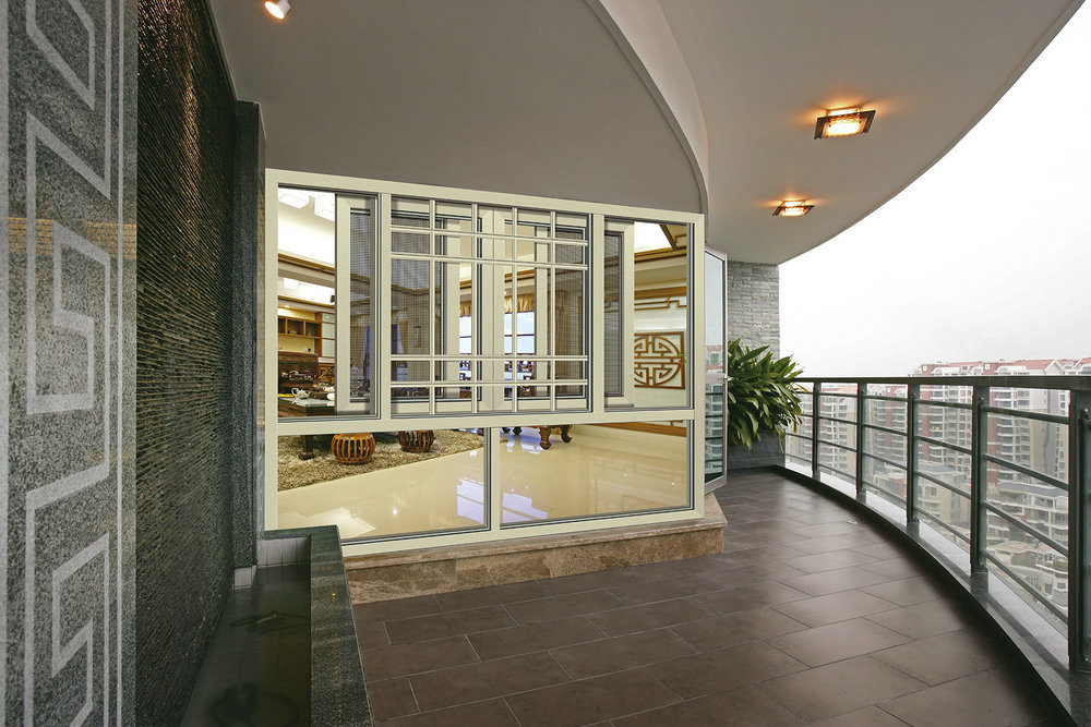 新款100款平安固推一体带金刚网带防盗栏推拉窗/专利产品仿冒必究