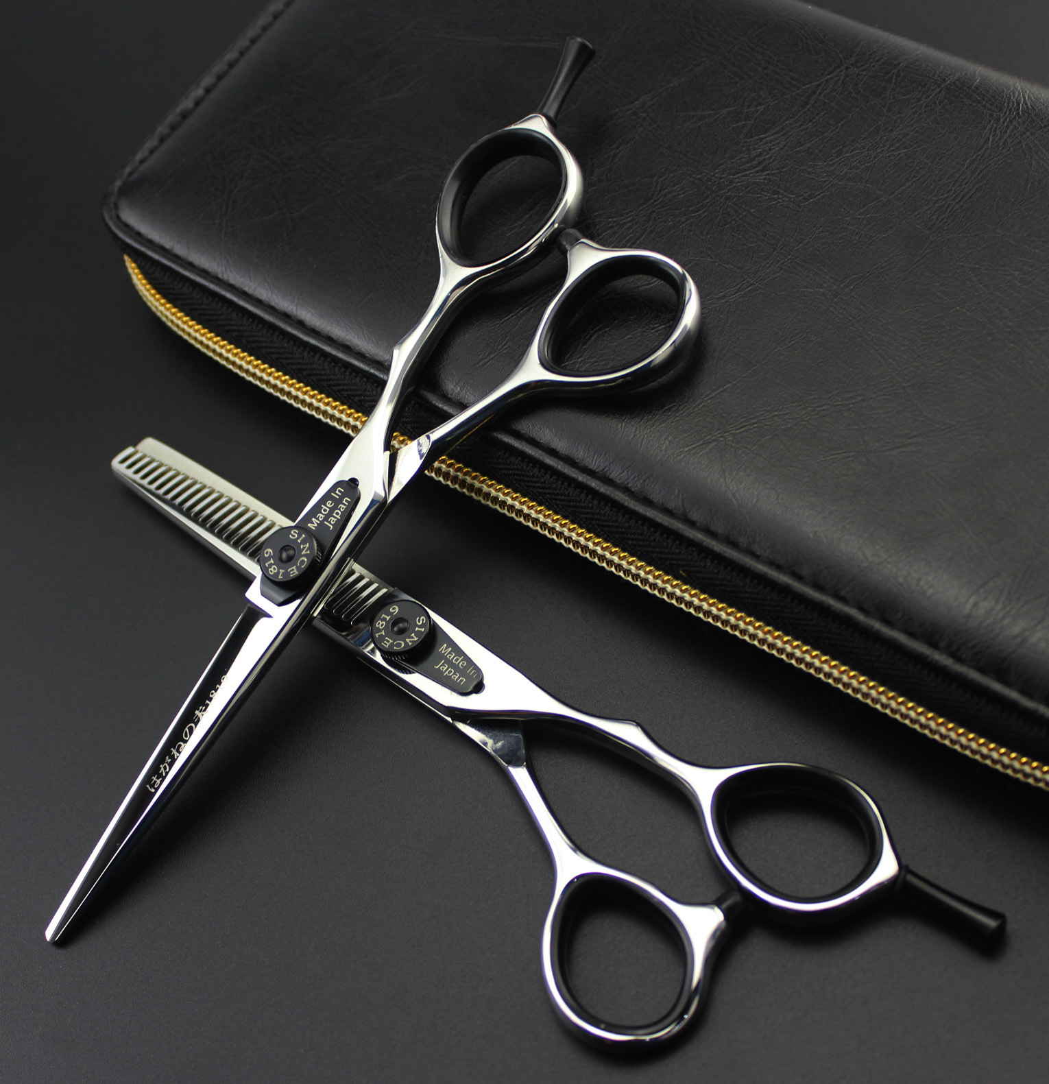 6.0寸 高档宝石 美发剪刀 理发剪 平剪 刘海剪-阿里巴巴