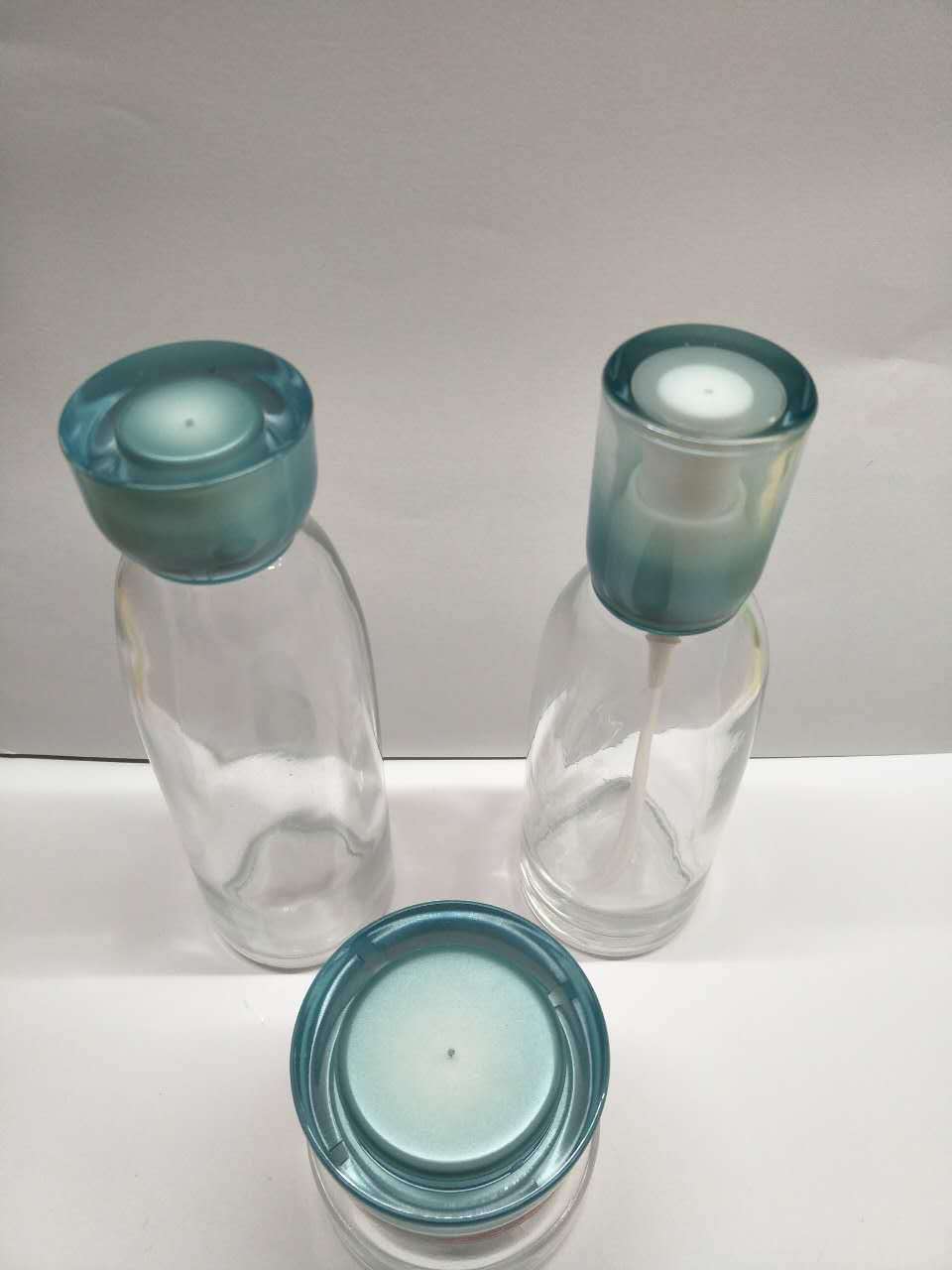 【厂家直销 化妆品包材 膏霜乳液 亚克力透明盖子 香水盖 玻璃瓶】价