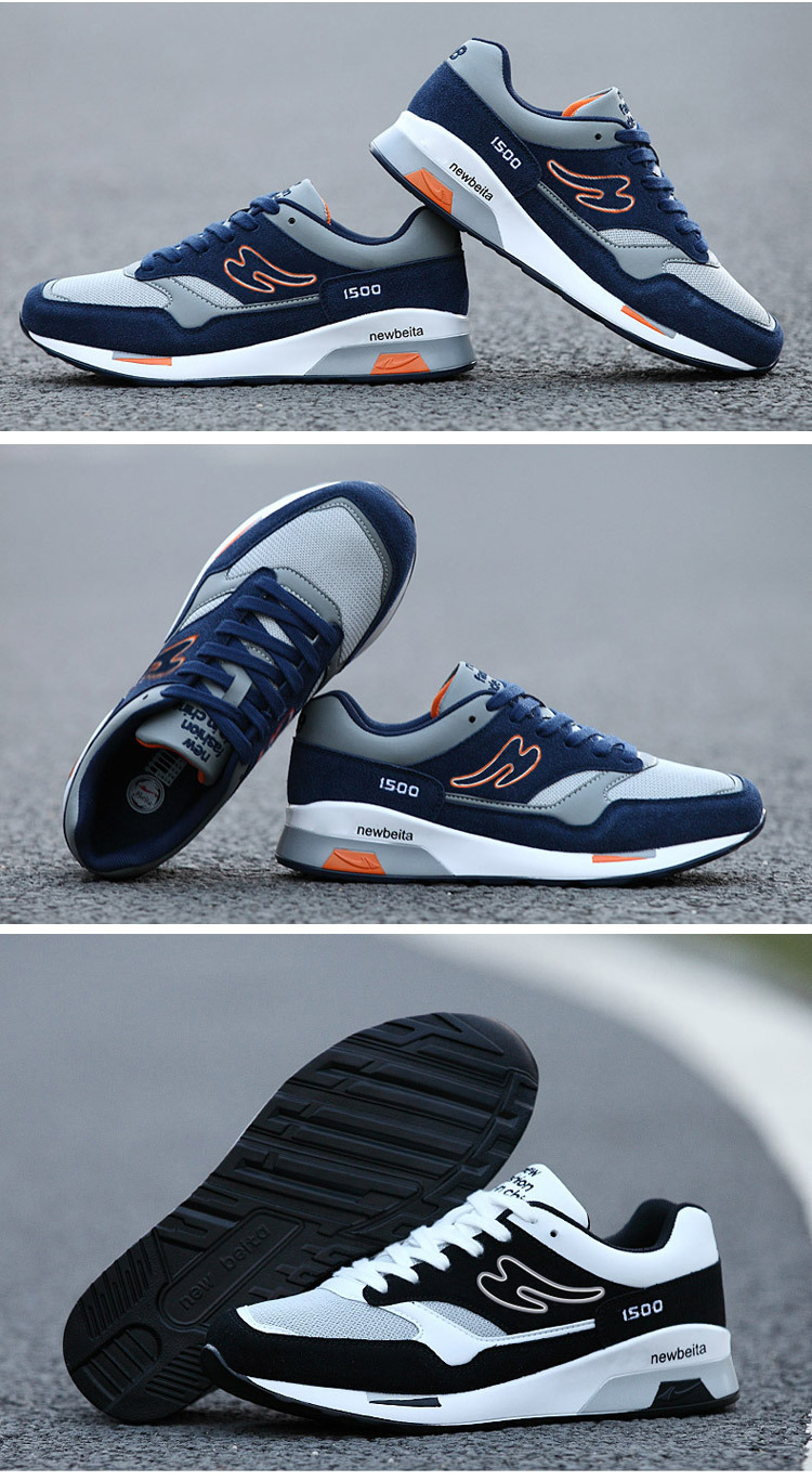 贝踏2016春夏季新款男鞋网面透气运动鞋