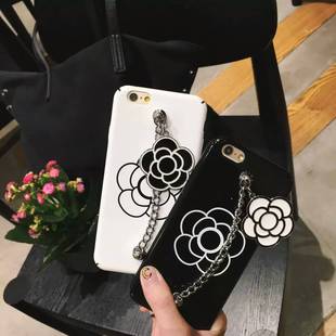 iphone6s 背影米妮手机壳 硅胶手机壳iphone6挂绳保护套