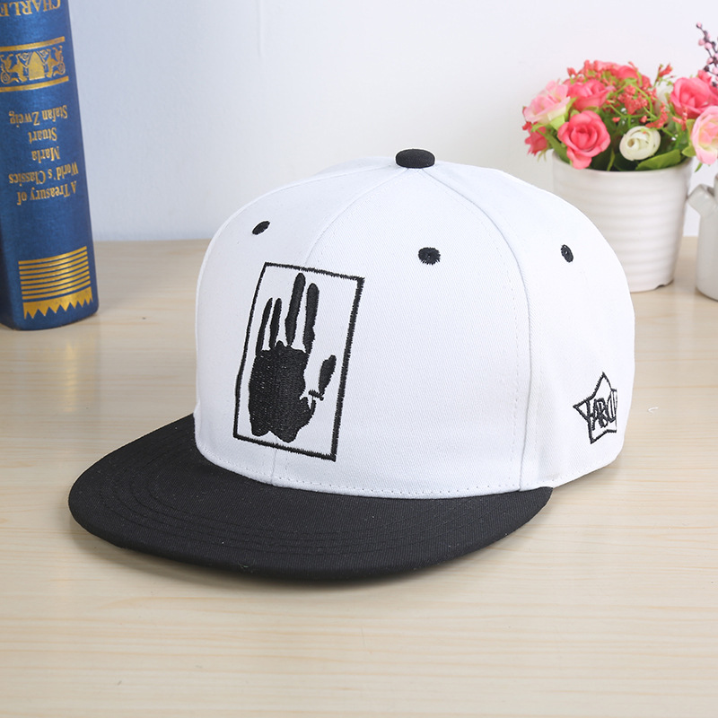 Foreign Trade Korean Style Fashionable Embroidery Baseball Cap Hip Hop Couple Hip Hop Hat Outdoor Sun Hat One Piece Dropshipping Hat