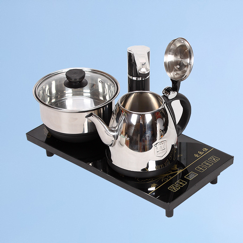 双灶嵌入式电茶炉电磁炉三合一功夫泡茶壶静音自动上水烧水壶套装