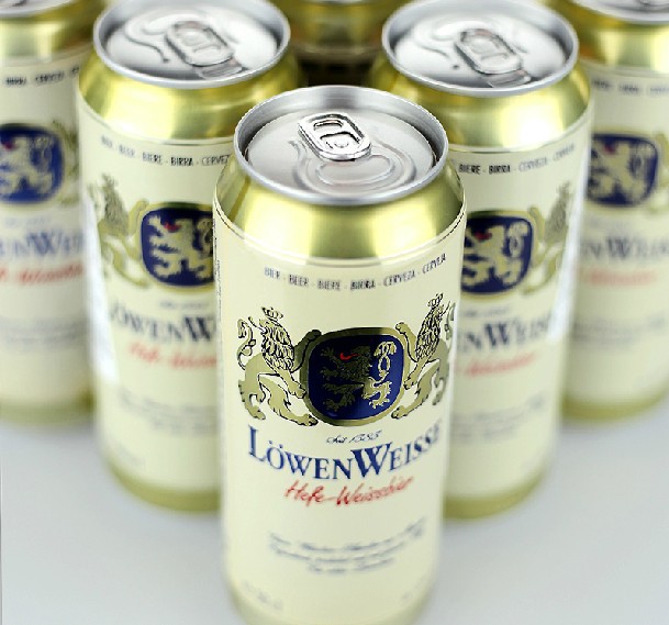 【整柜到港/批发】德国进口 卢云堡 白啤 啤酒 500ml*24听装罐装