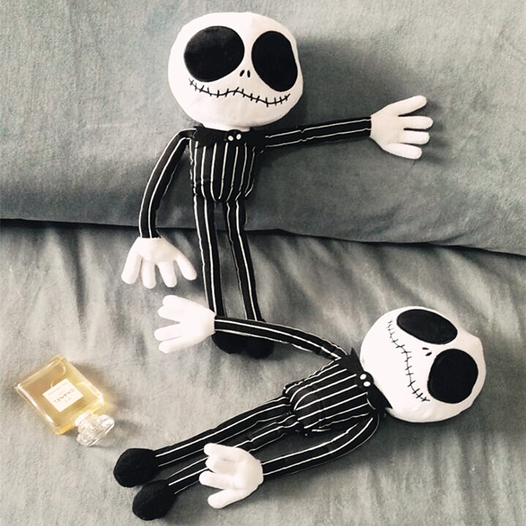 复活节玩偶骷髅头毛绒玩具长腿杰克搞怪派对公仔创意礼品抓机娃娃