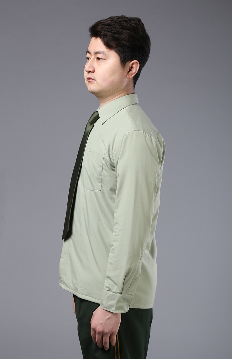 07wj秋冬保暖衬衣 男式衬衫户外军迷服