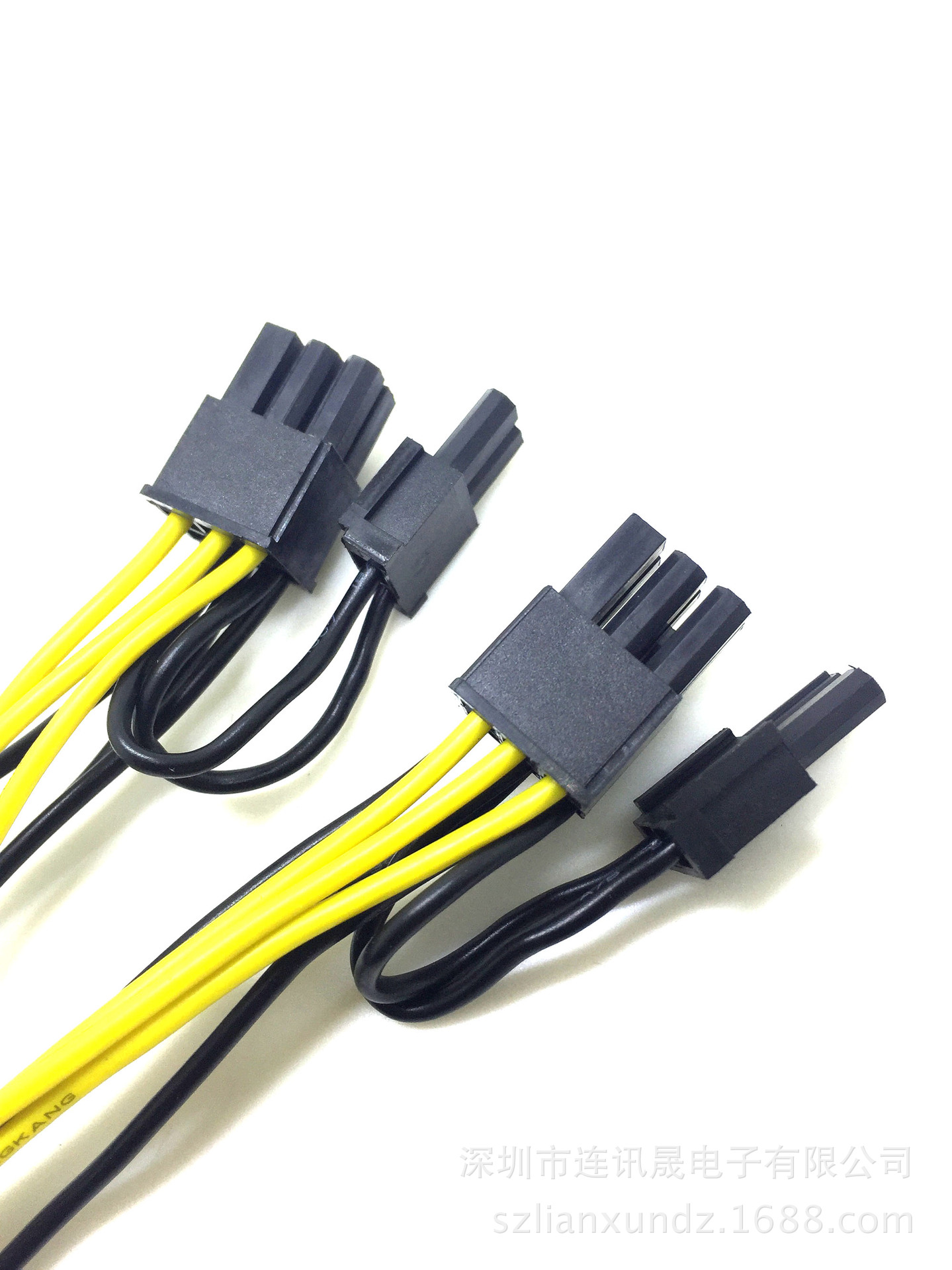 6pin转双8pin显卡供电线 6p转双8p 6p转6 2显卡线 显卡6p转8pin