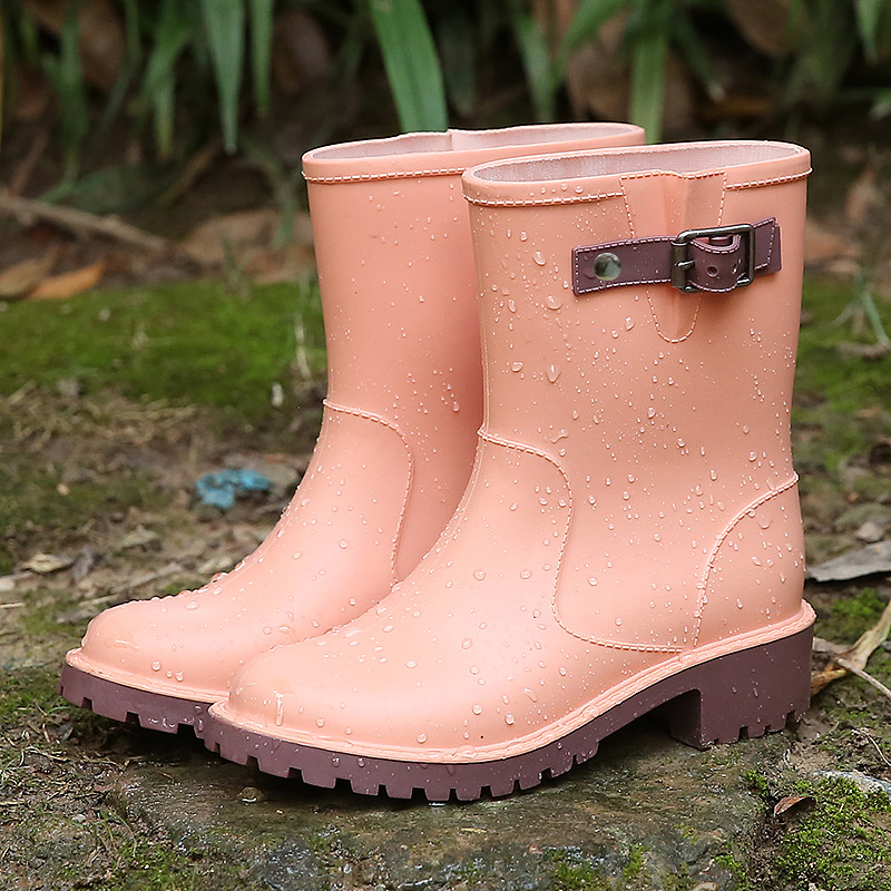 儿童保暖雨鞋厂家现货批发水鞋包邮供应环保胶鞋冬款学生内胆胶.