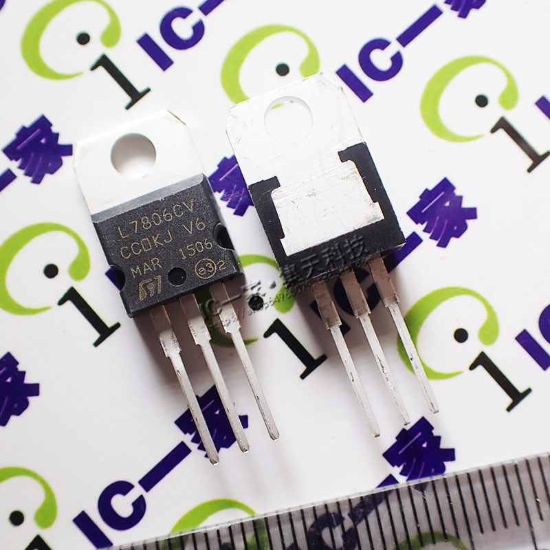 集天|l7806cv l7806 to-220 三端稳压管 直拍