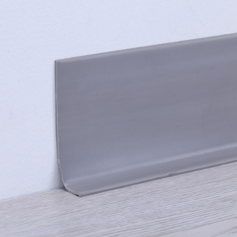 pvc踢脚线上墙 医院幼儿园地脚线厂家直供楼梯压边线自粘防撞加厚