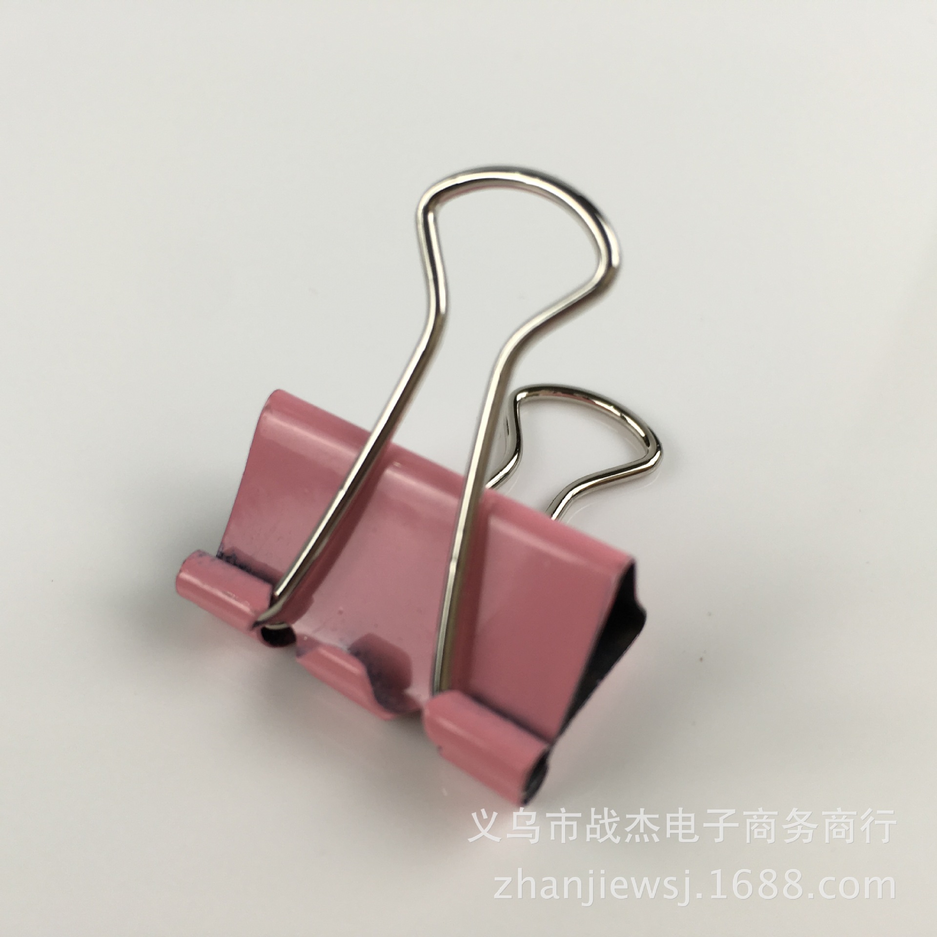 【长尾夹25mm】4号彩色燕尾夹 票据金属铁夹子 办公文件装订夹子