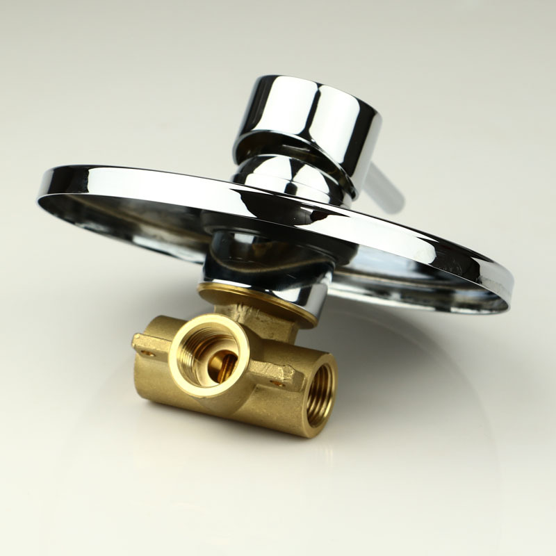 全铜圆形入墙式混水阀 圆形入墙式混水阀 入墙式混水阀 混水阀