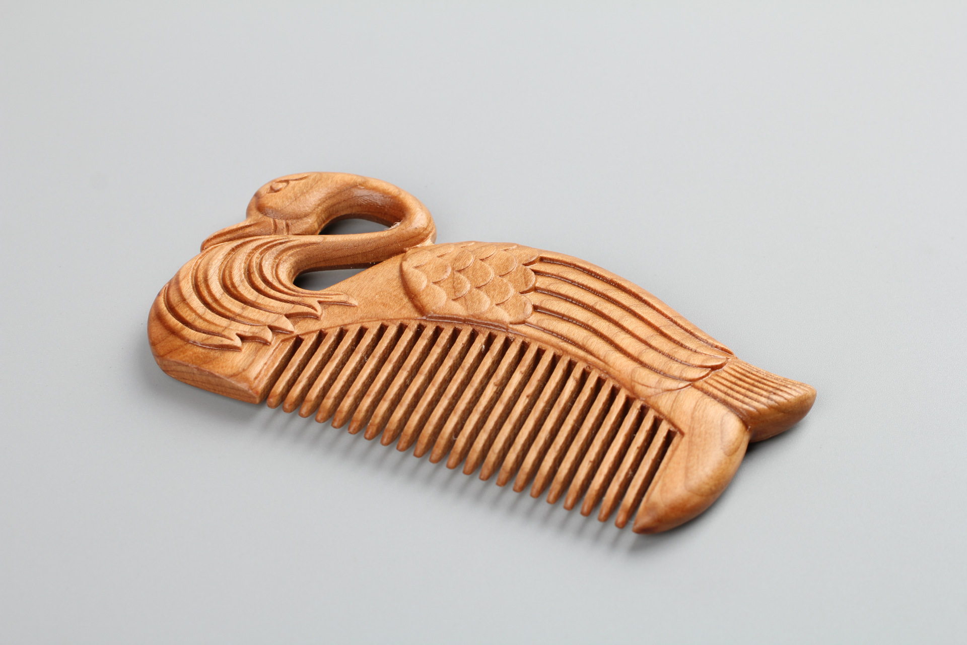 美人桃木梳花骨朵桃木镜