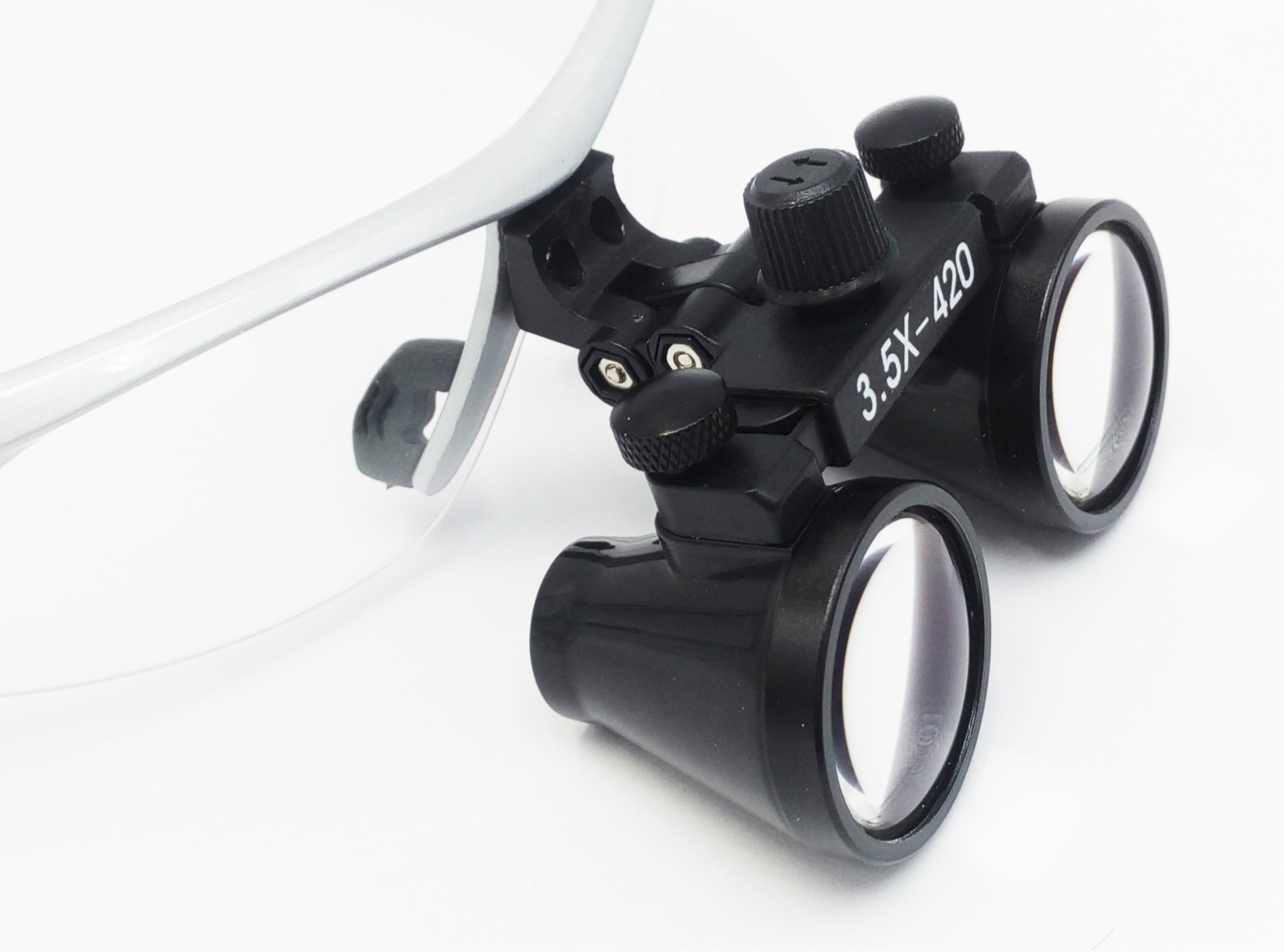 手术专用2.5倍眼镜式口腔镜 银色伽利略放大镜防雾型