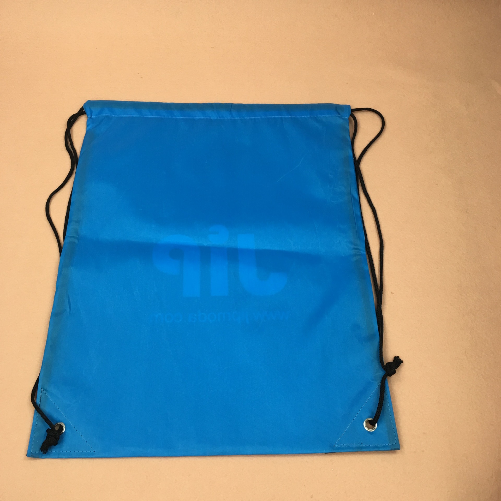 原创210d束口袋抽绳双肩包时尚涤纶袋免费设计logo定制背包袋