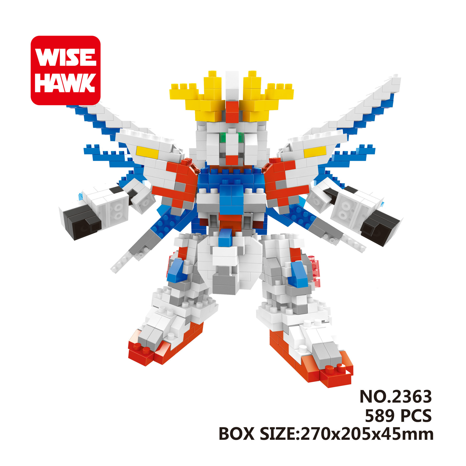 智鹰钻石迷你微颗粒成人益智拼装积木高达23582360