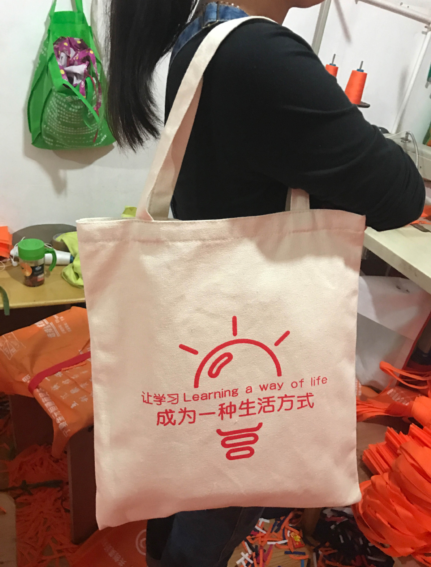 定做 平底 圆底 棉布 帆布 麻布大米束口布袋 杂粮抽绳布袋