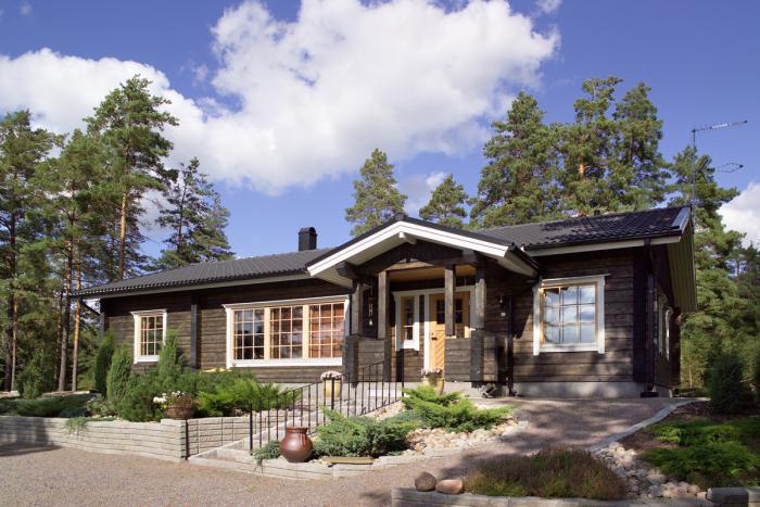 森通木业农家别墅 农家乐木屋别墅 农家木房子 厂家定制