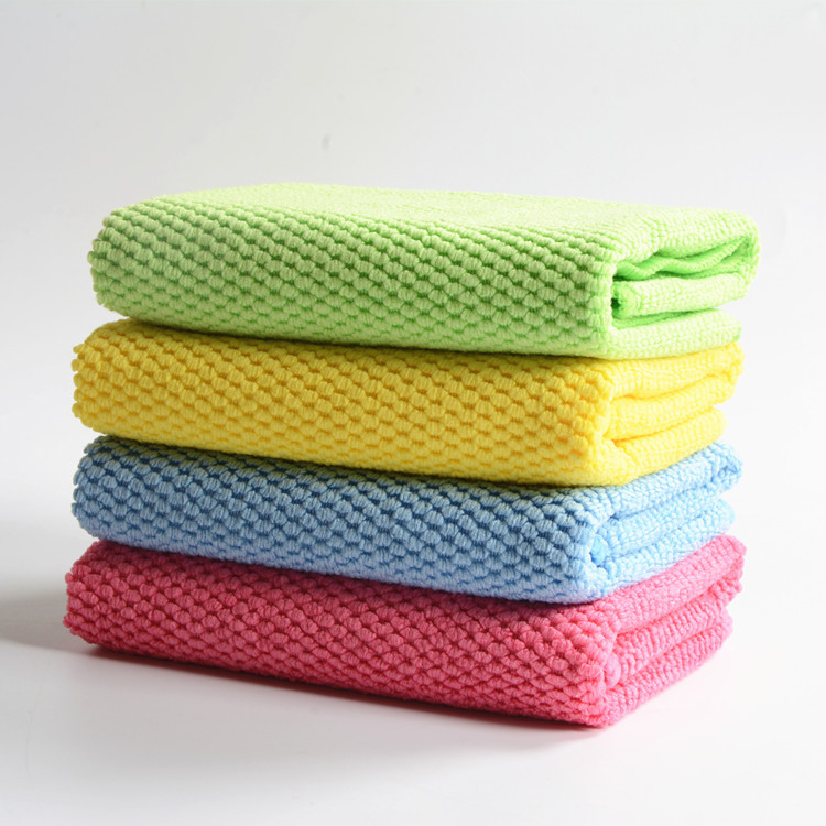 3p大珍珠抹布超细纤维玉米粒厨房汽车清洁巾40503条装