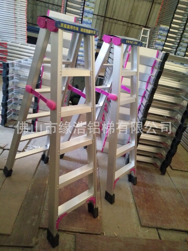 厂家销售新款b型工程人字梯 铝合金梯子 家用梯 梯子 豪华家用梯