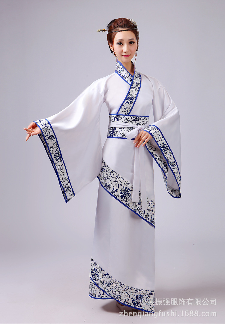 影视古装汉服女装汉代服装曲裾大摆裙舞蹈服汉唐成人礼表演服