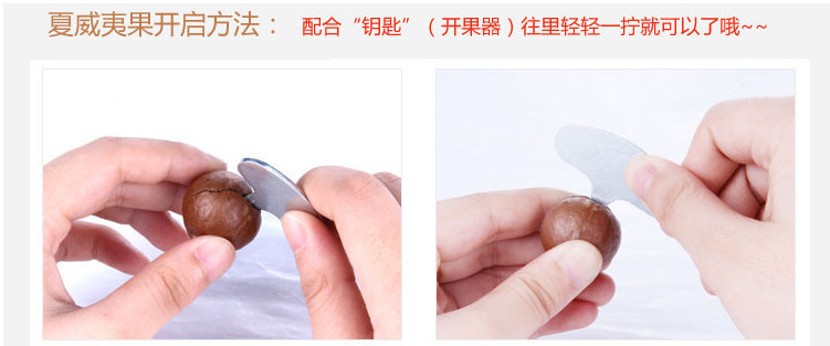 夏威夷果开口器榛子坚果开果器按客户需求定制logo,图案,商标