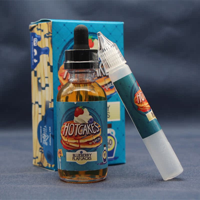 美国特调电子烟油 hotcakes热火蛋糕草莓蓝莓秒煎饼侠烟液 60ml