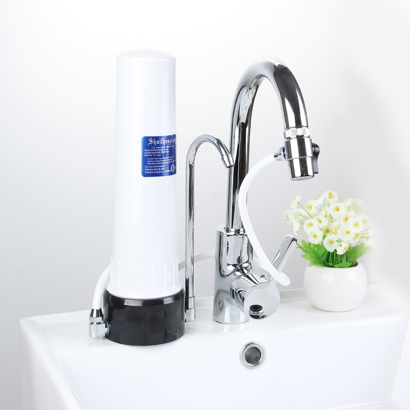 Cross-Border Dedicated Household Water Purifier Single-Stage Single-Barrel Desktop Faucet Water Purifier Tap Water Filter