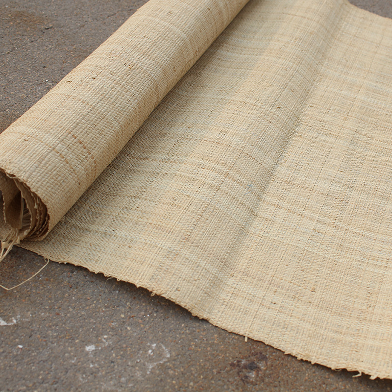 新品 普通拉菲草席席 装修装饰床席 草编凉席毛料