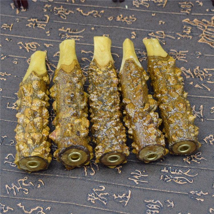 厂家两面针花椒木质烟斗烟具送礼过滤烟嘴