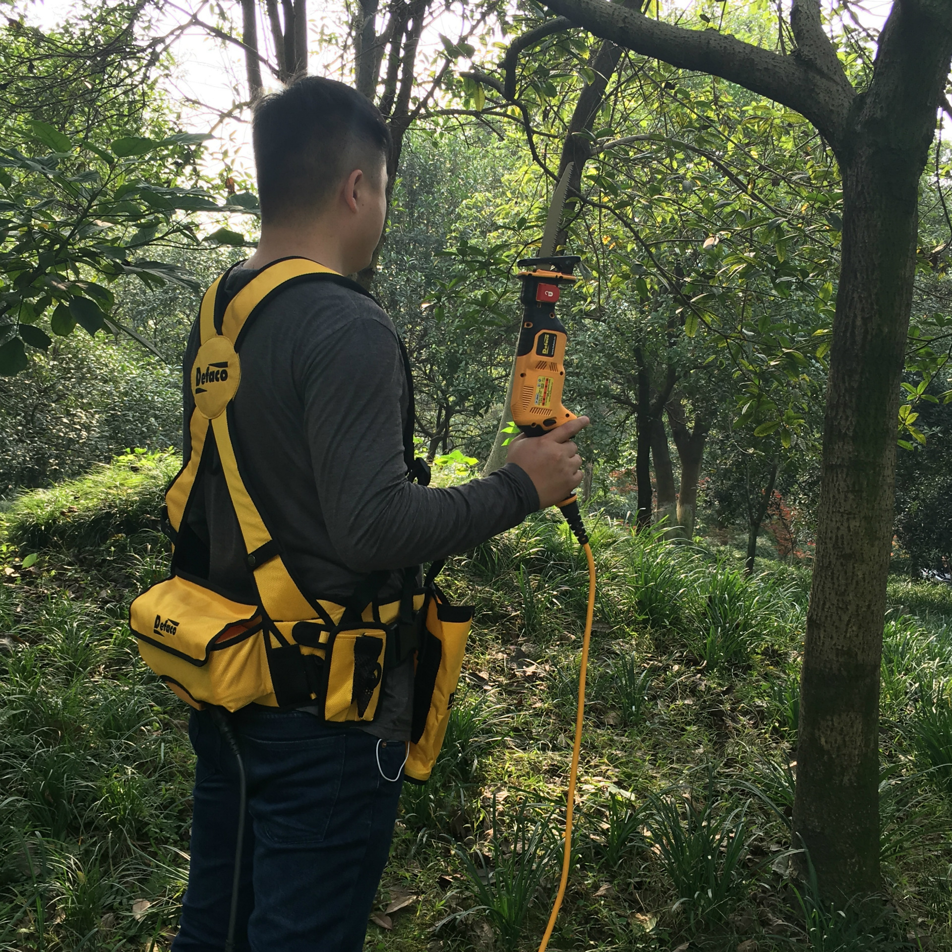 迪菲科 锂电池手锯 电动锯 充电式手锯 园林锯 木工锯