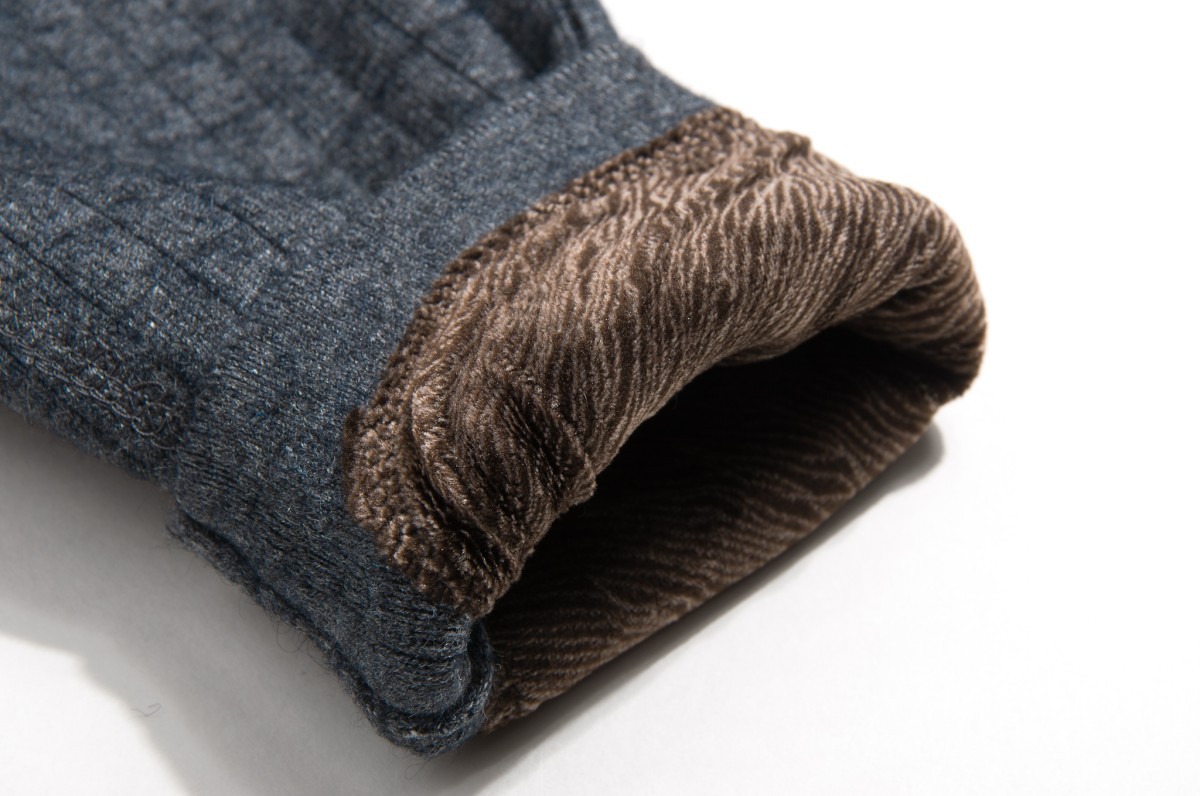 鄂尔多斯男士秋冬羊绒裤双层加厚打底裤女士羊毛裤护腰膝保暖棉裤