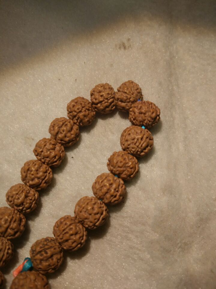 厂家天然荔枝纹小金刚爆肉菩提子108颗矮桩佛珠